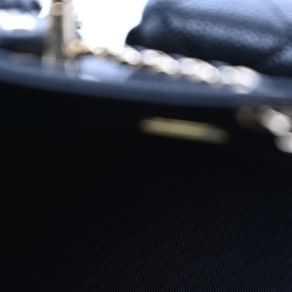 Chanel Shiny Caviar Quilted Small Duma Pockets Drawstring Backpack Black 5 of 11