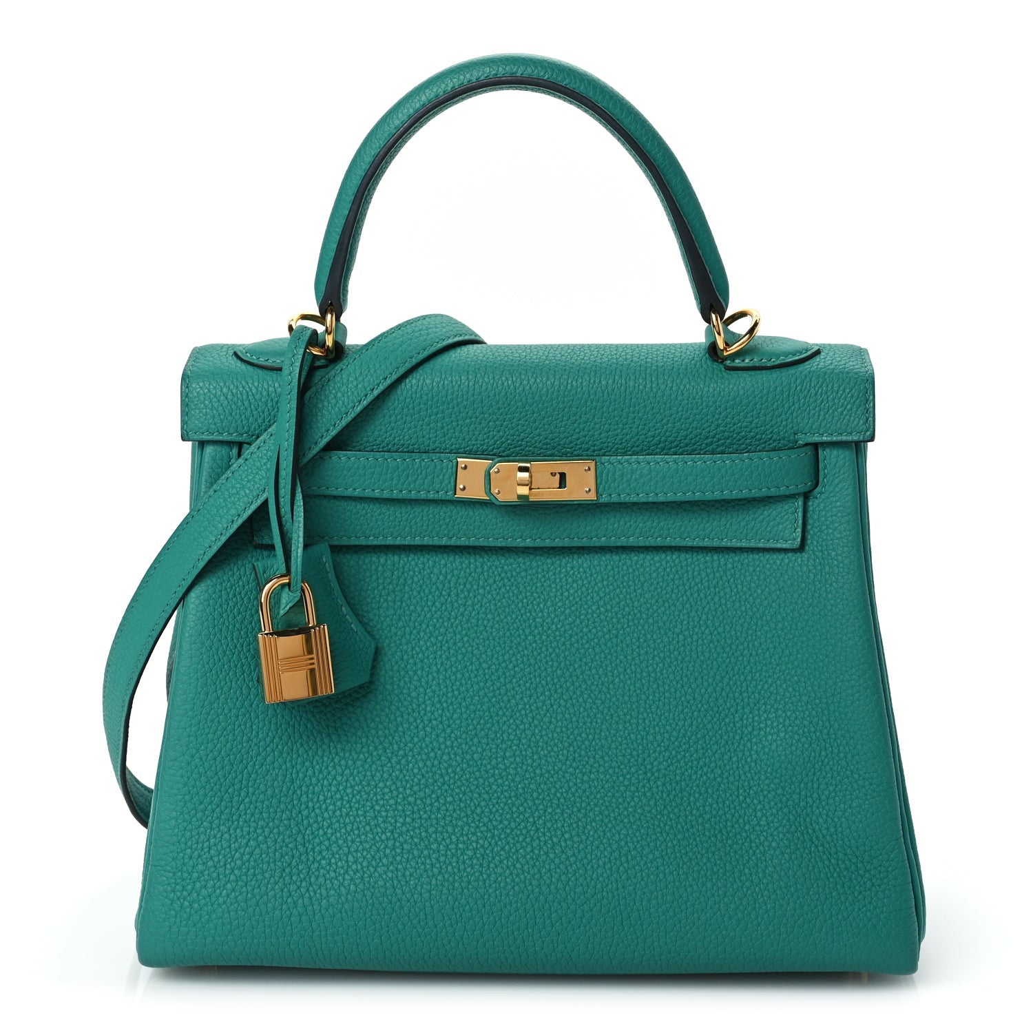 Hermes HERMES Togo Kelly Retourne 25 Vert Verone 1 of 9