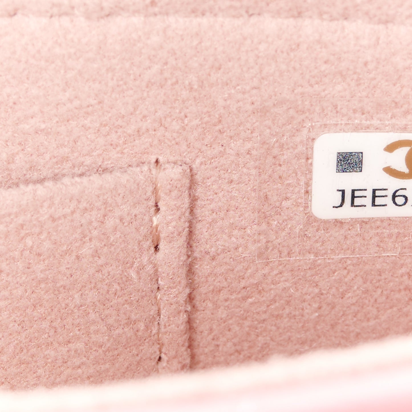 Calfskin Diamond Stitched Chain Around Flap Phone Holder Dark Pink