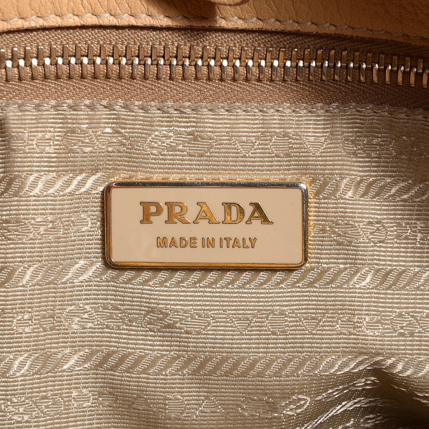 Prada Vitello Daino Side Pocket Hobo Sabbia 6 of 10