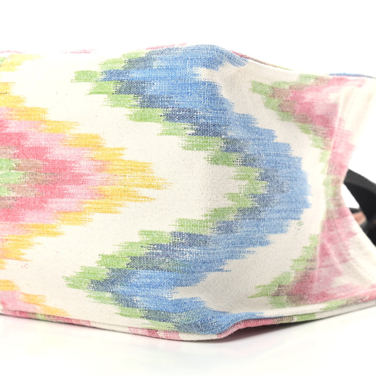 Canvas Beaded Paula Beach Tote Multicolor