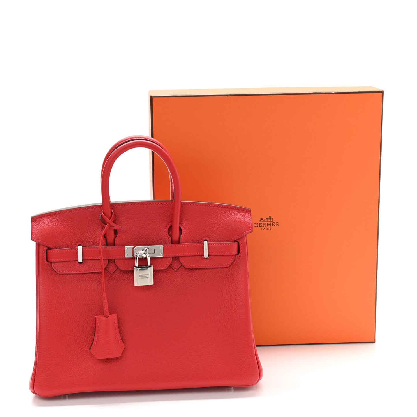 Taurillon Novillo Birkin 25 Geranium