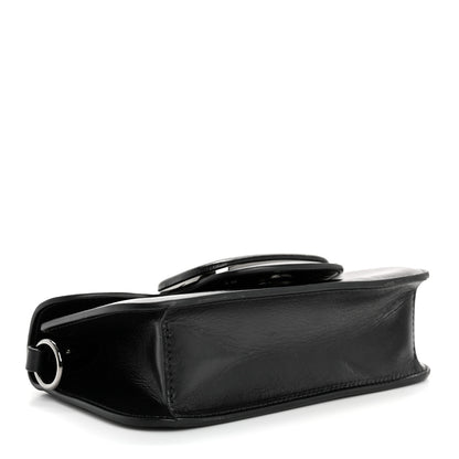 Valentino Garavani Calfskin Monochrome Vlogo Small Loco Shoulder Bag Black 3 of 10