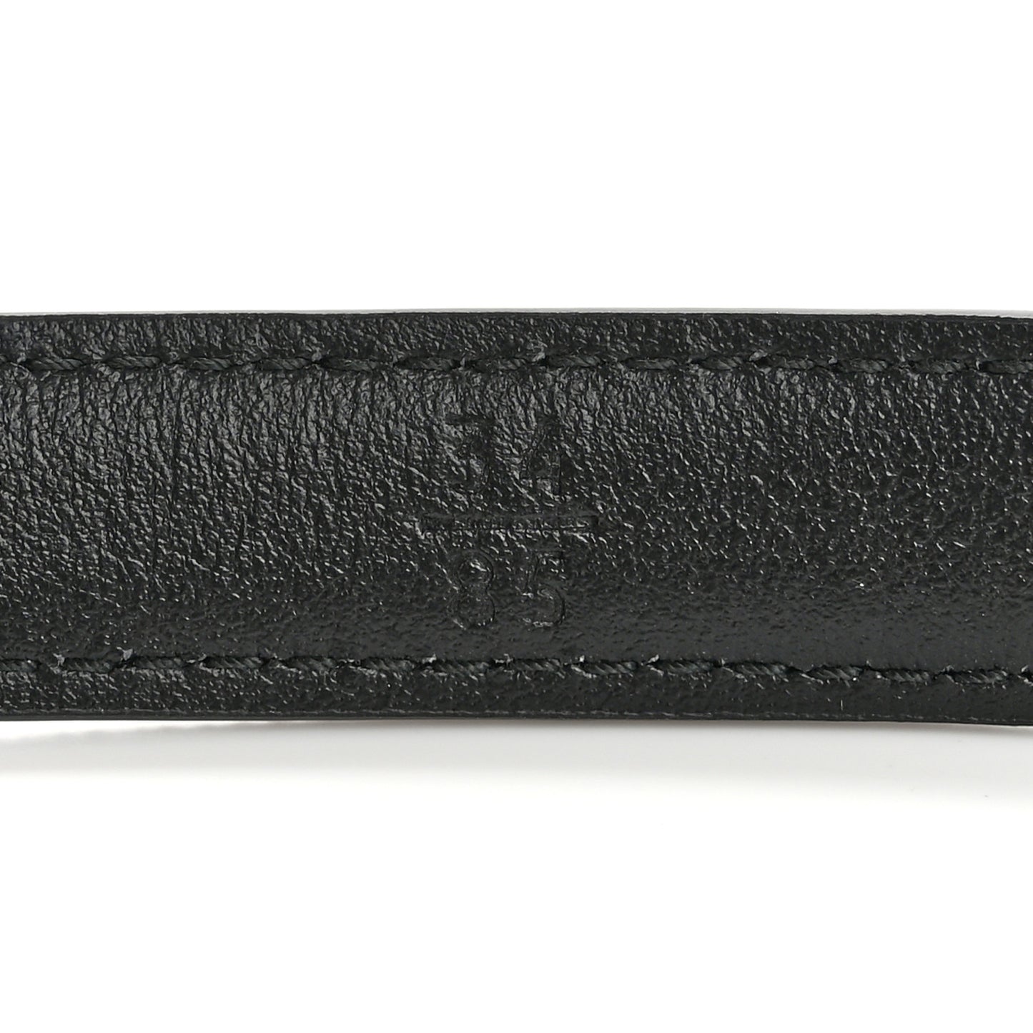 Saffiano Triangle Belt 85 34 Black