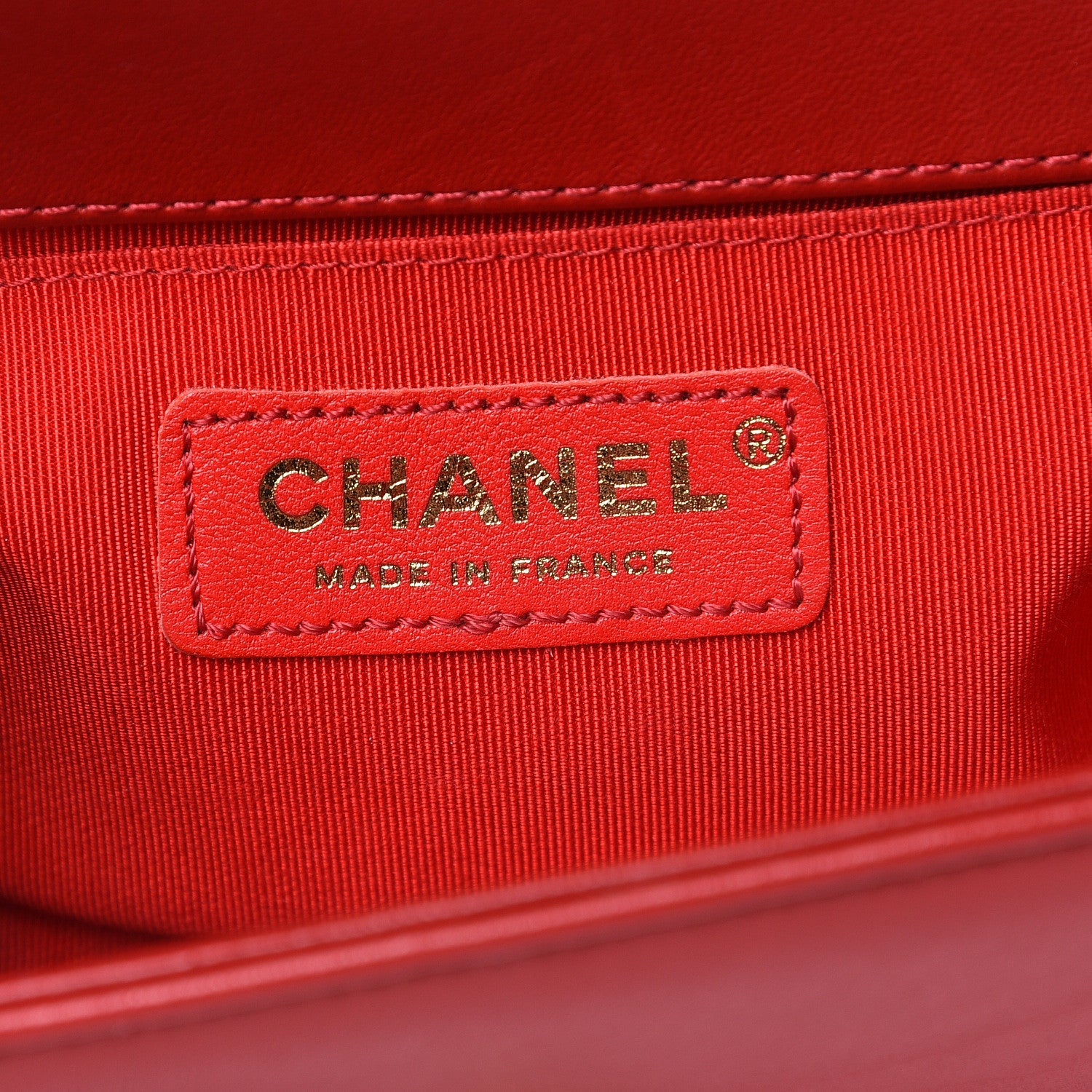 Chanel Lambskin Quilted Small Boy Flap Red 6 of 12