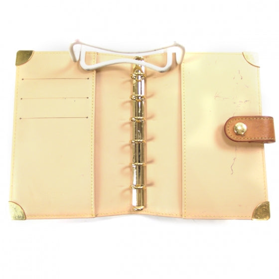 Monogram Multicolor Small Ring Agenda Cover White