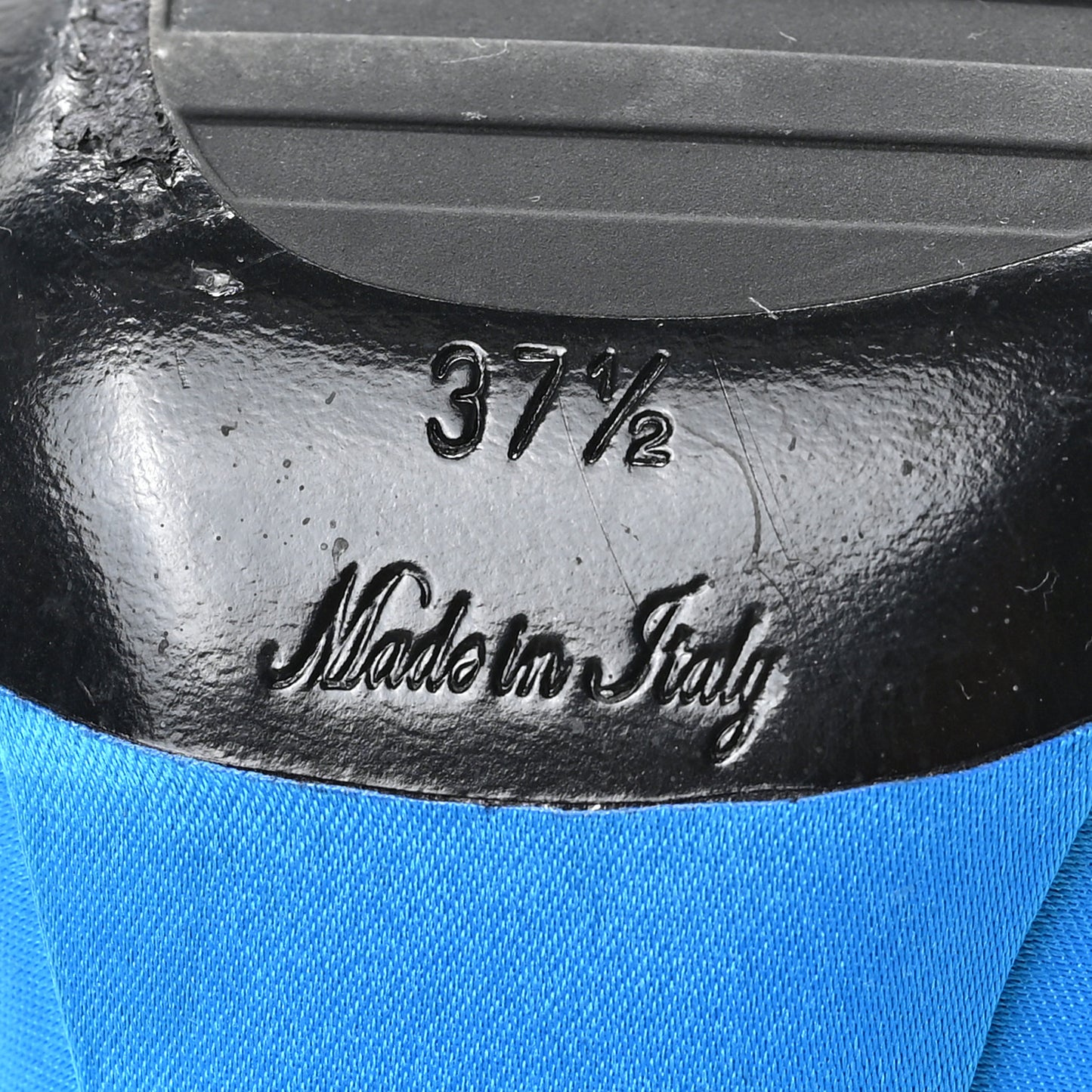 Satin Archlight Pumps 37.5 Blue