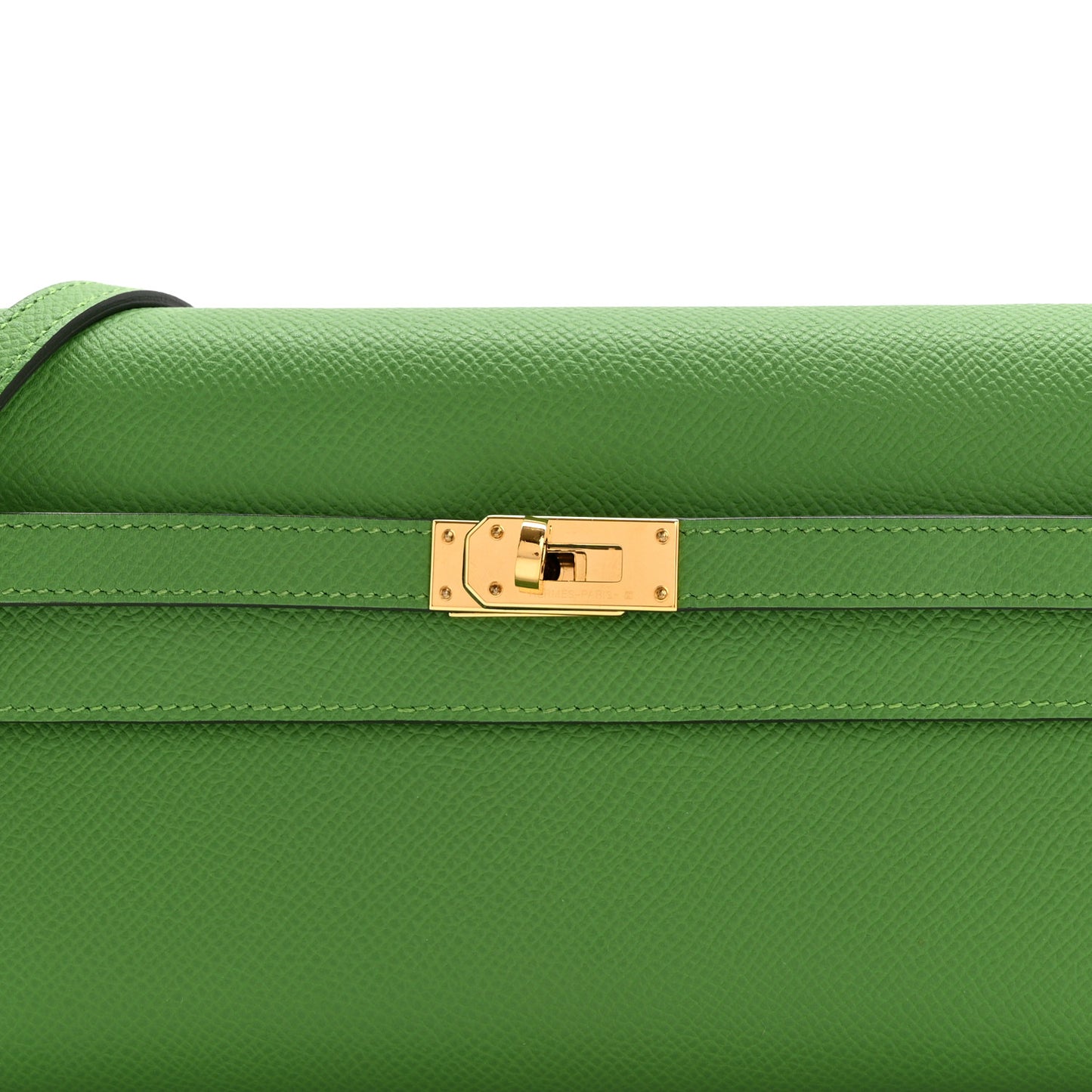 Epsom Kelly Wallet To Go Vert Yucca