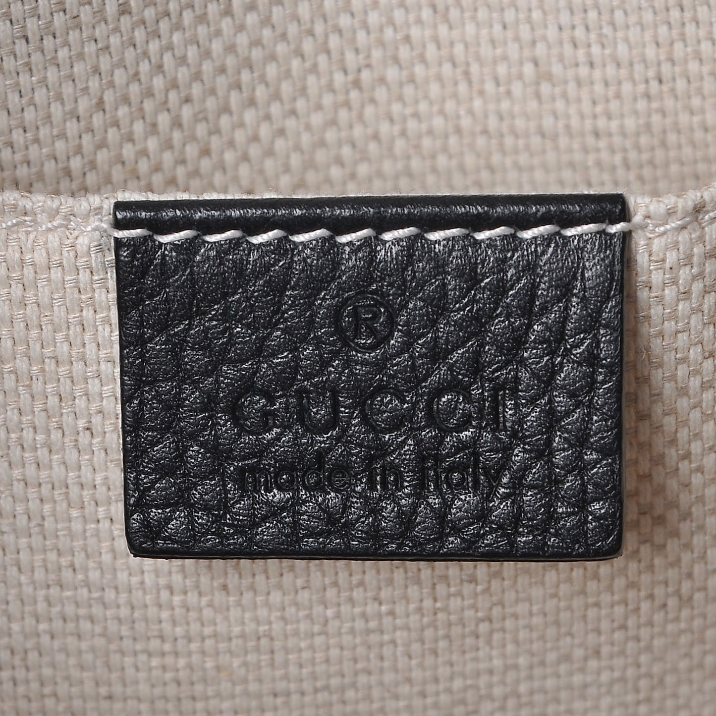 Pebbled Calfskin Small Soho Disco Bag Black