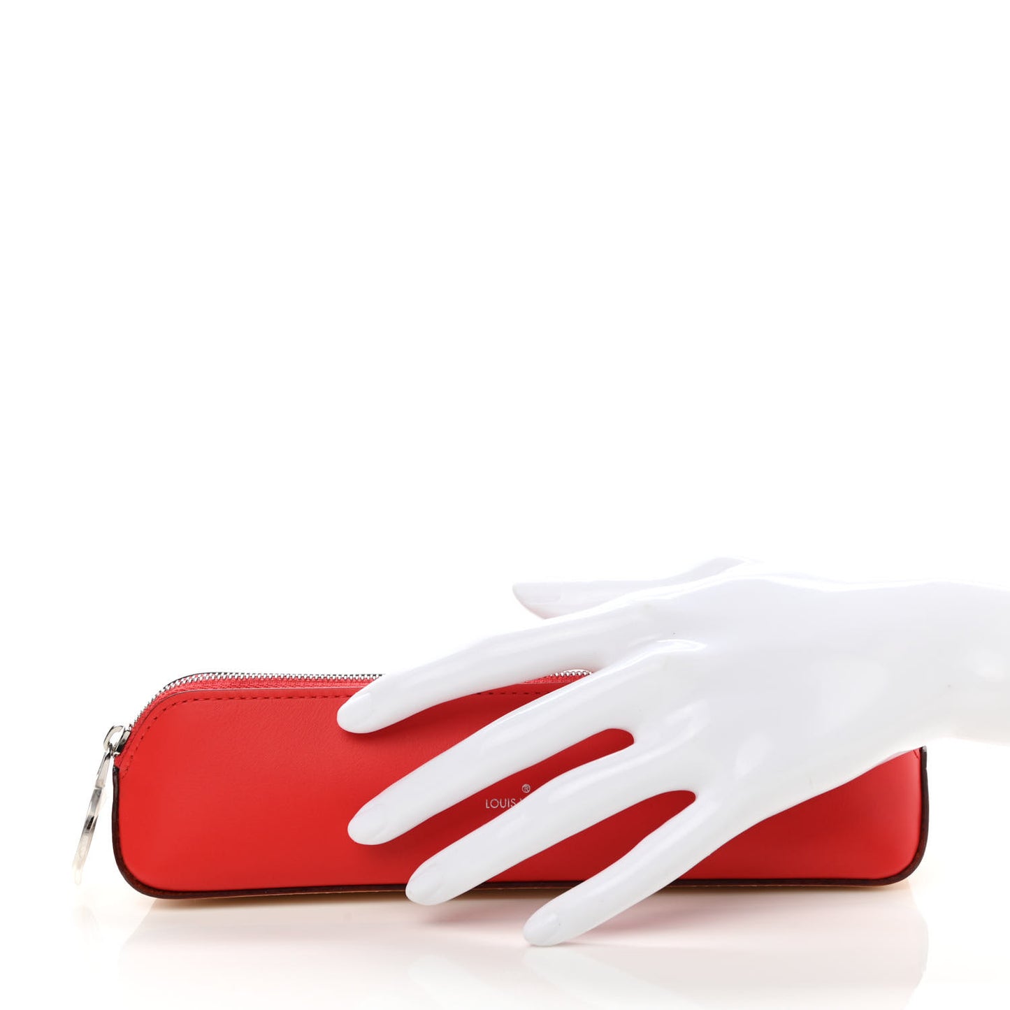 Monogram Elizabeth Pencil Pouch Rouge