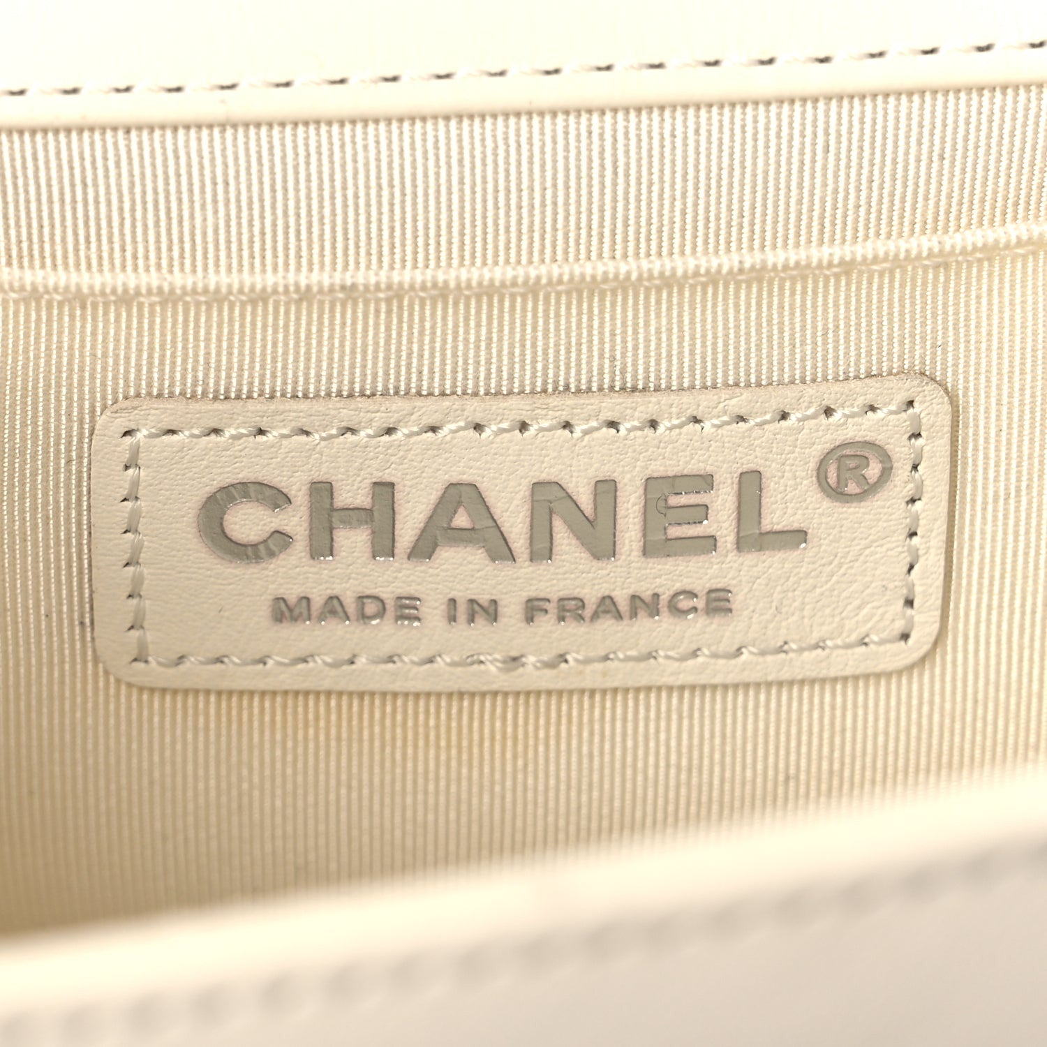 Chanel Calfskin Quilted Small Boy Flap White 5 of 9