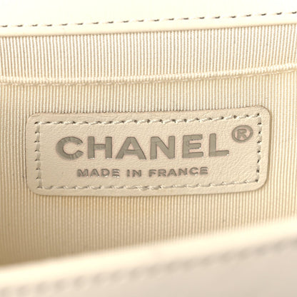 Chanel Calfskin Quilted Small Boy Flap White 5 of 9