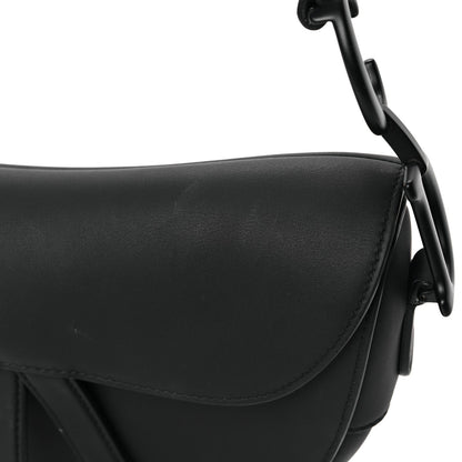 Christian Dior Ultra Matte Calfskin Saddle Bag Black 10 of 10