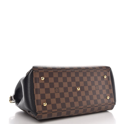 Louis Vuitton Cuir Taurillon Damier Ebene Normandy Black 5 of 9