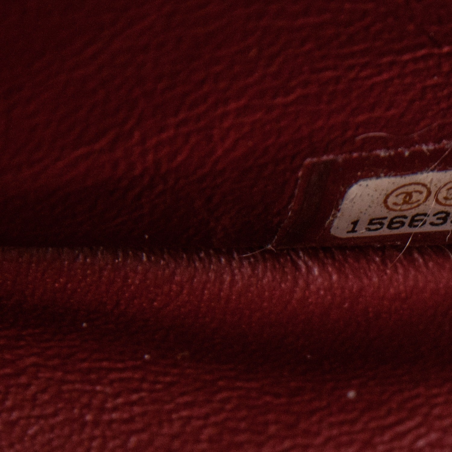 Chanel Caviar Quilted Jumbo Double Flap Dark Red 8 of 8