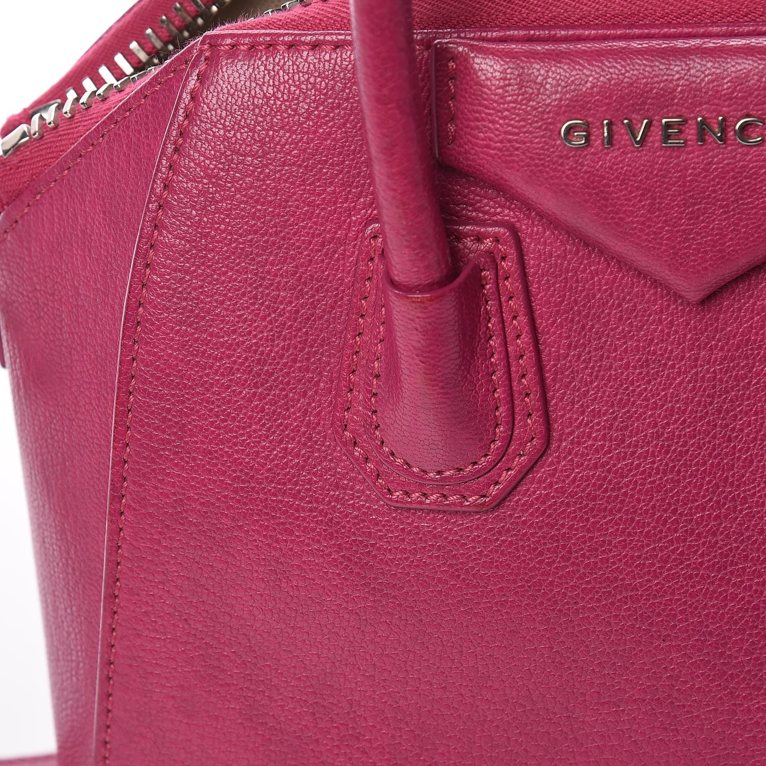 Givenchy Sugar Goatskin Mini Antigona Fig Pink 9 of 12