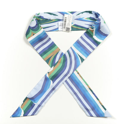 Hermes Silk Brides De Gala Shadow Twilly Ciel Vert Turquoise 1 of 2