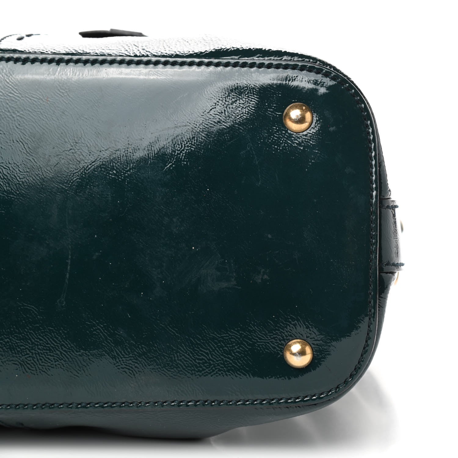 Saint Laurent Patent Oversized Muse Green 8 of 13