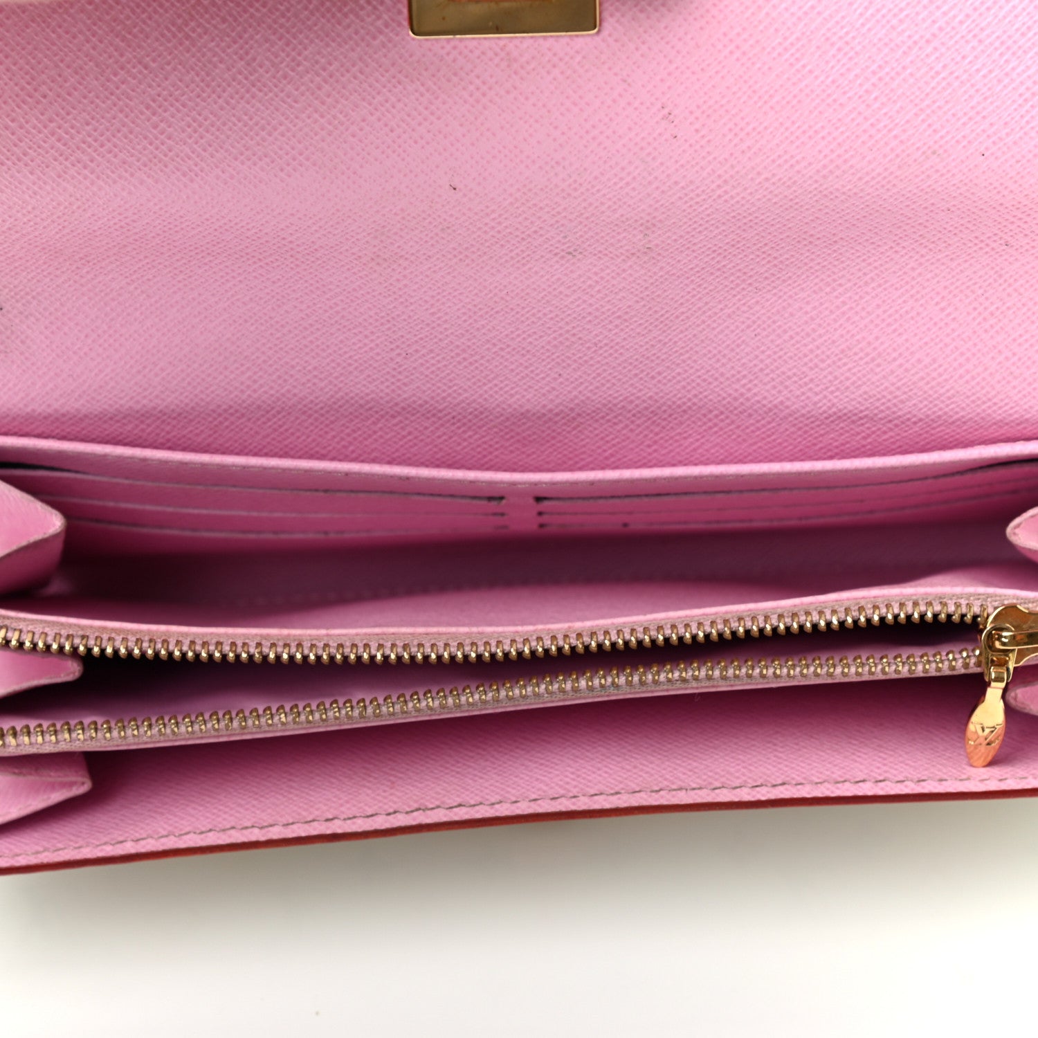 Louis Vuitton Monogram Multicolor Sarah Noeud Wallet White Litchi 5 of 7