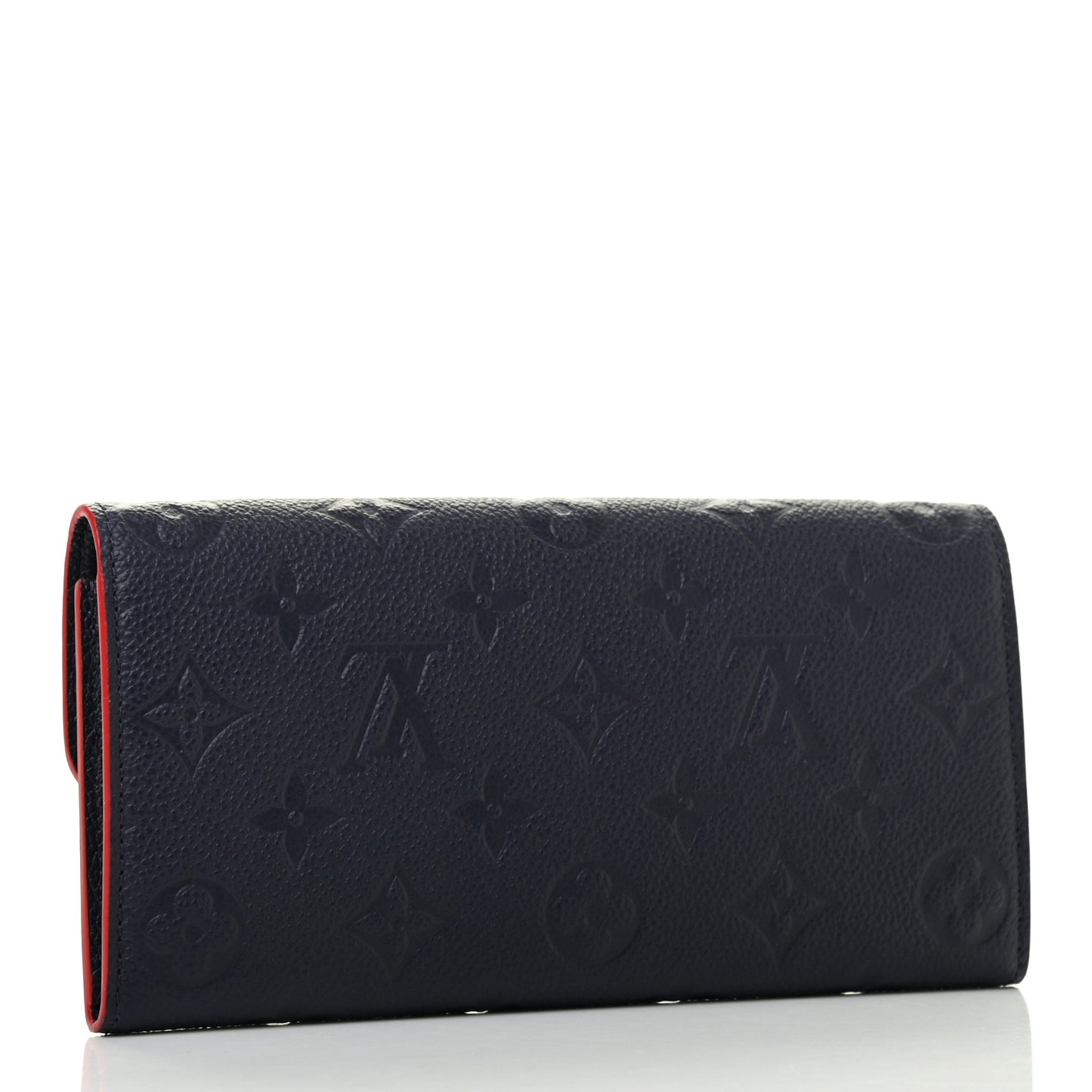 Empreinte Emilie Wallet Marine Rouge