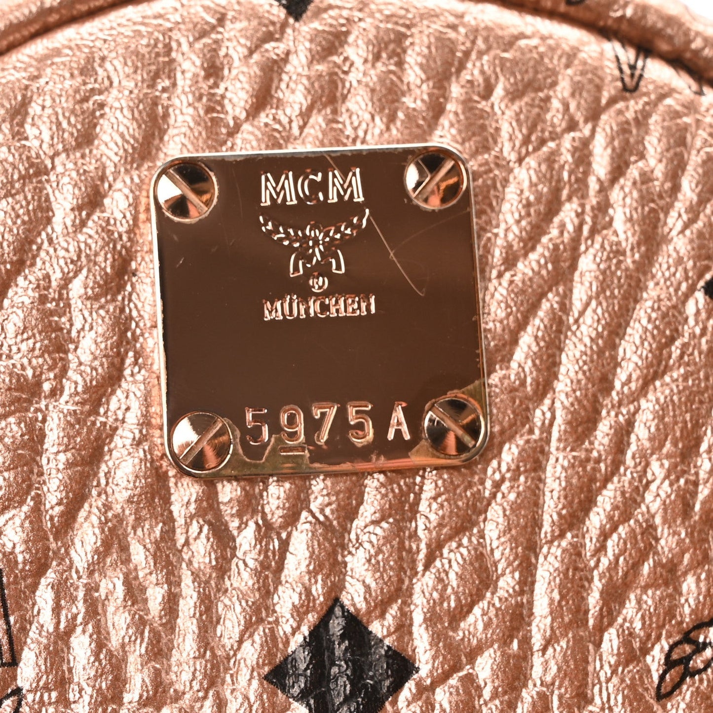 Visetos Studded X-Mini Bebe Boo Backpack Champagne Gold
