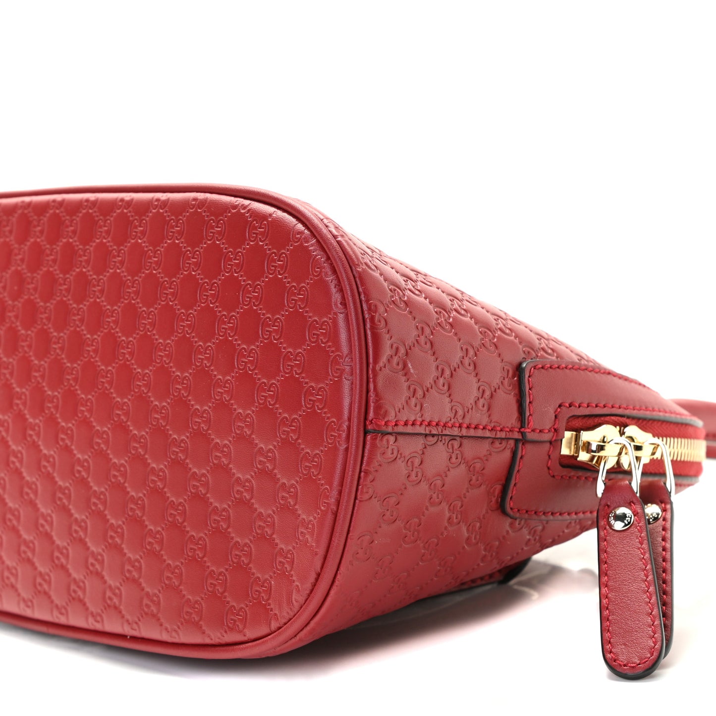 Soft Microguccissima Mini Dome Bag Rosso