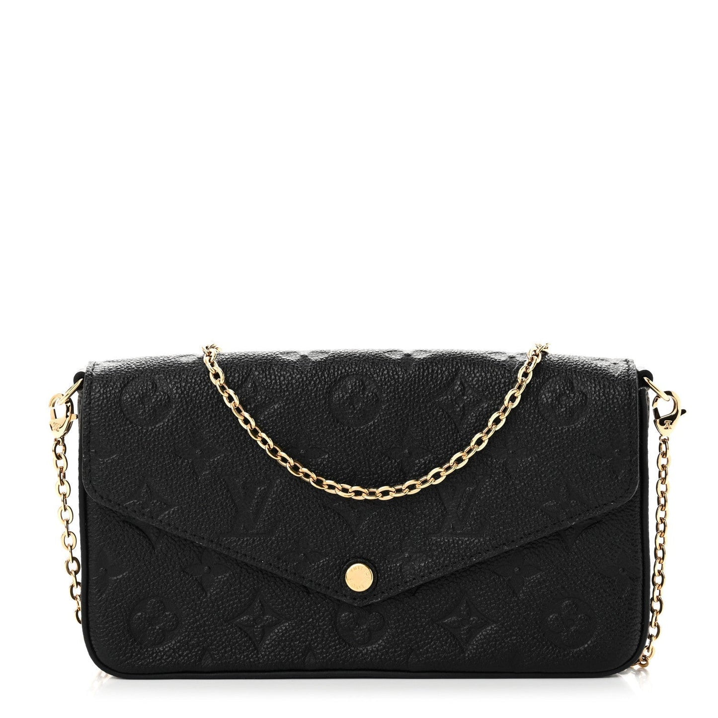 Empreinte Pochette Felicie Chain Wallet Black
