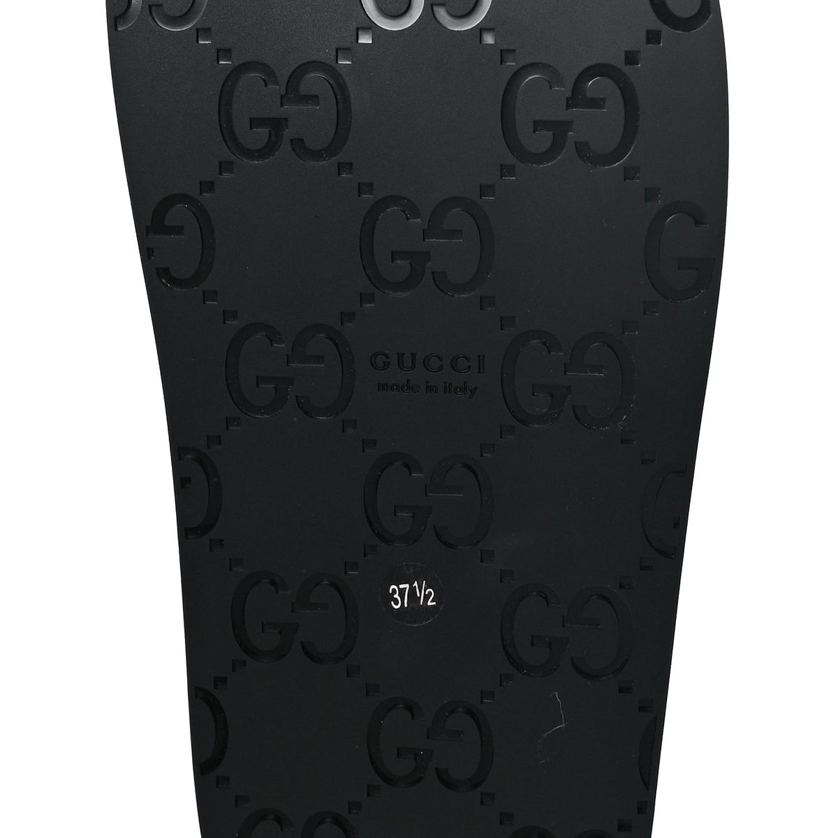 New Canvas Monogram GG Granada Kid Womens Horsebit Mules 37.5  Green