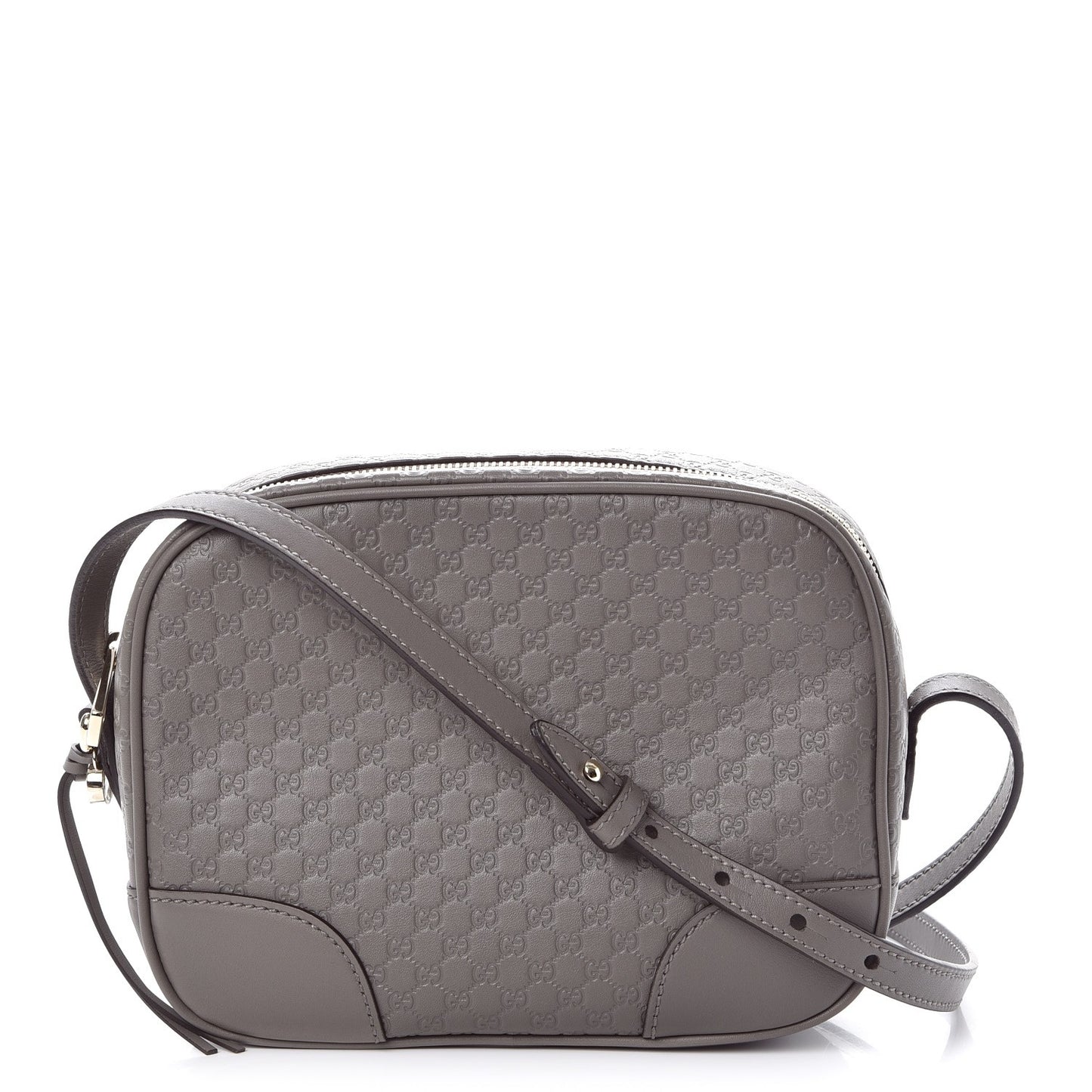 Microguccissima Mini Bree Messenger Bag Grey
