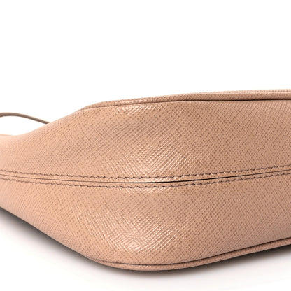 Prada Saffiano Lux Re-Edition Mini Shoulder Bag Cammeo 7 of 8