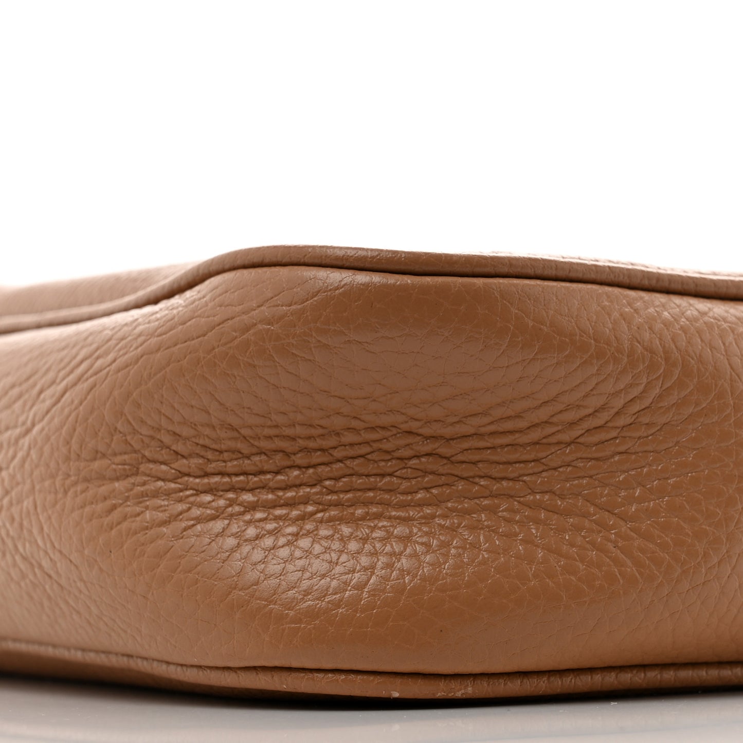 Pebbled Calfskin Small Soho Disco Bag Camelia