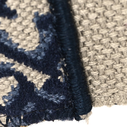 Christian Dior Oblique Shoulder Strap Blue 4 of 6