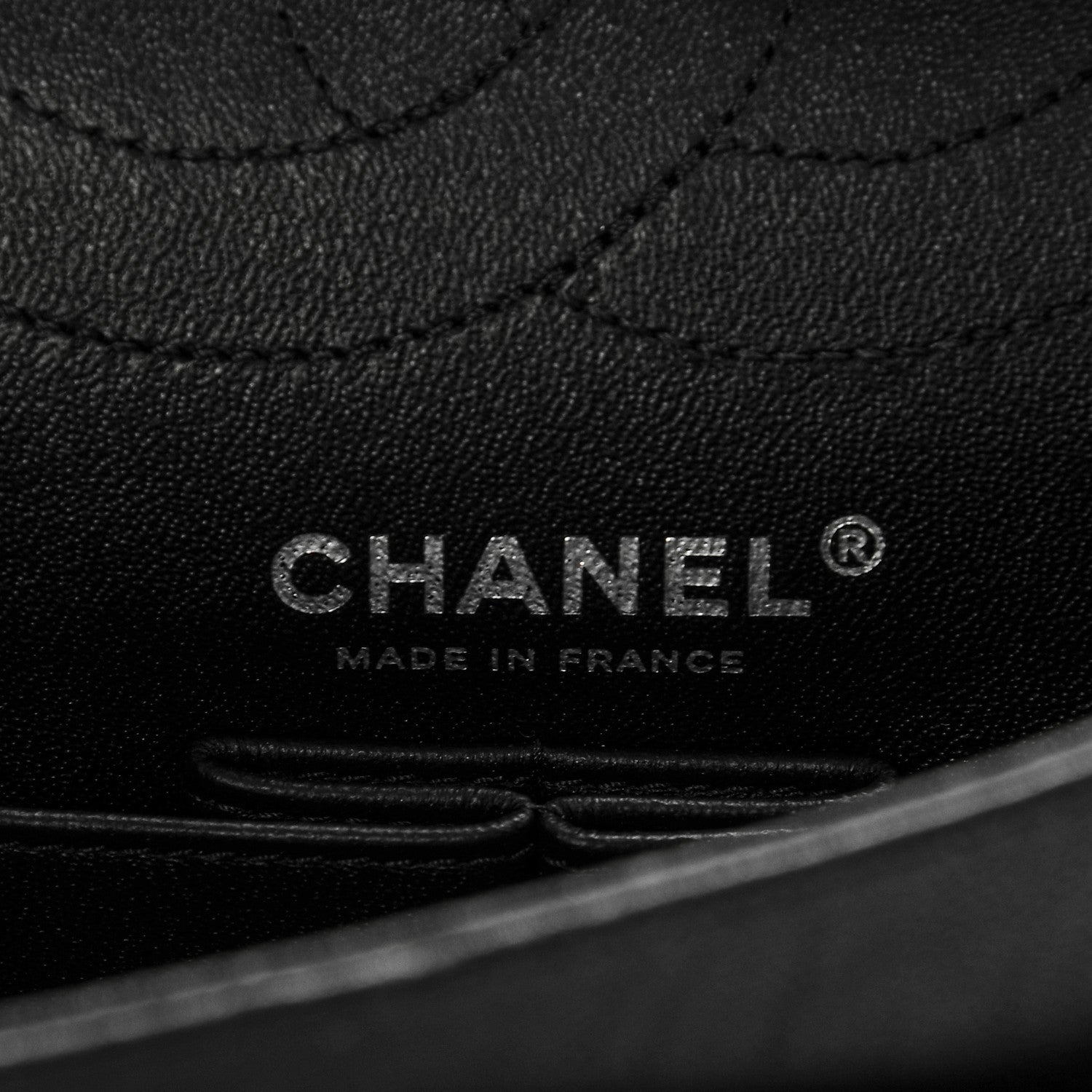 Chanel Sheepskin Chevron Quilted 2.55 Reissue 225 Double Flap So Black 7 of 8