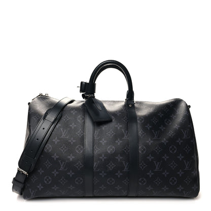 Louis Vuitton Monogram Eclipse Keepall Bandouliere 45 1 of 10
