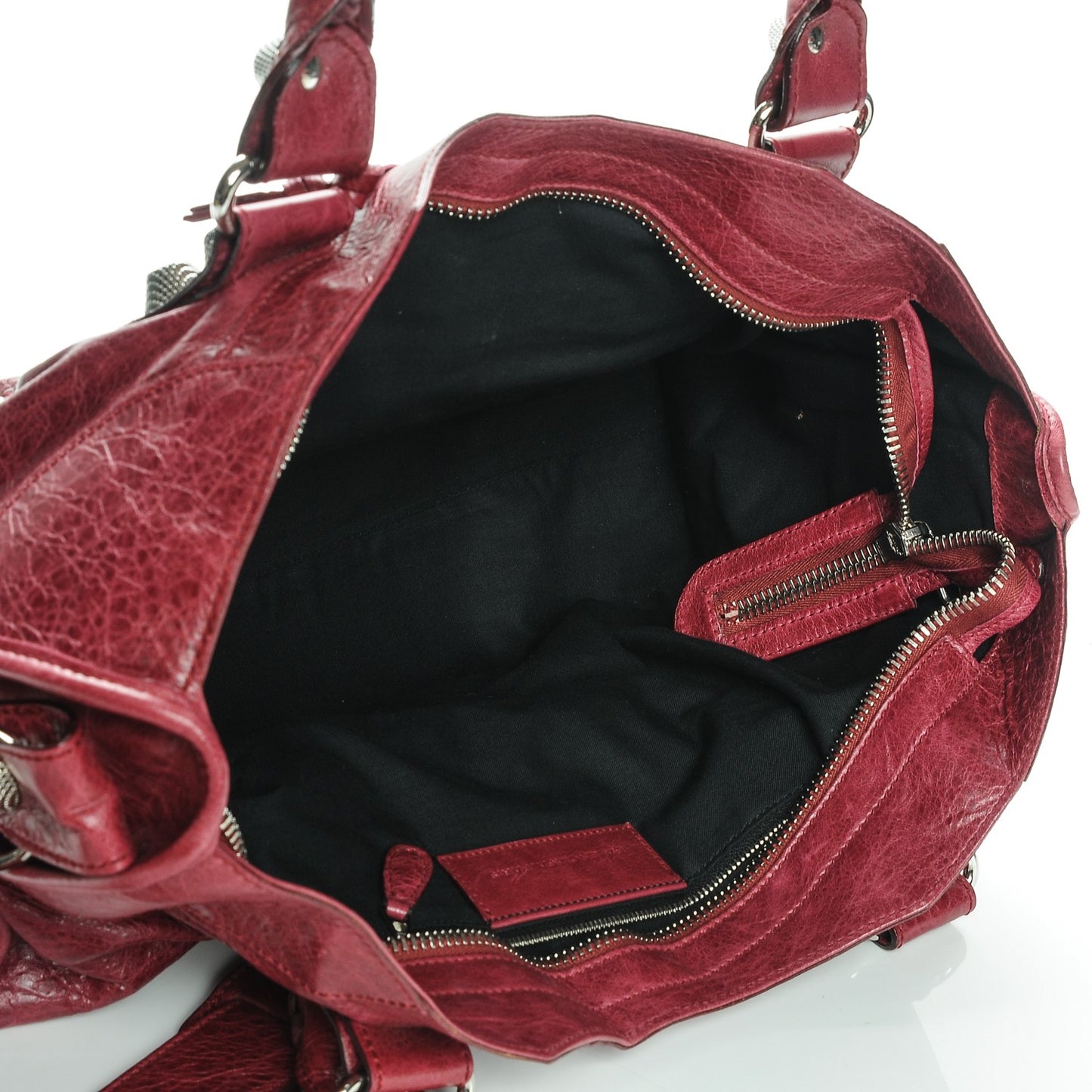 Agneau Giant 21 Silver Hardware Part Time Pourpre