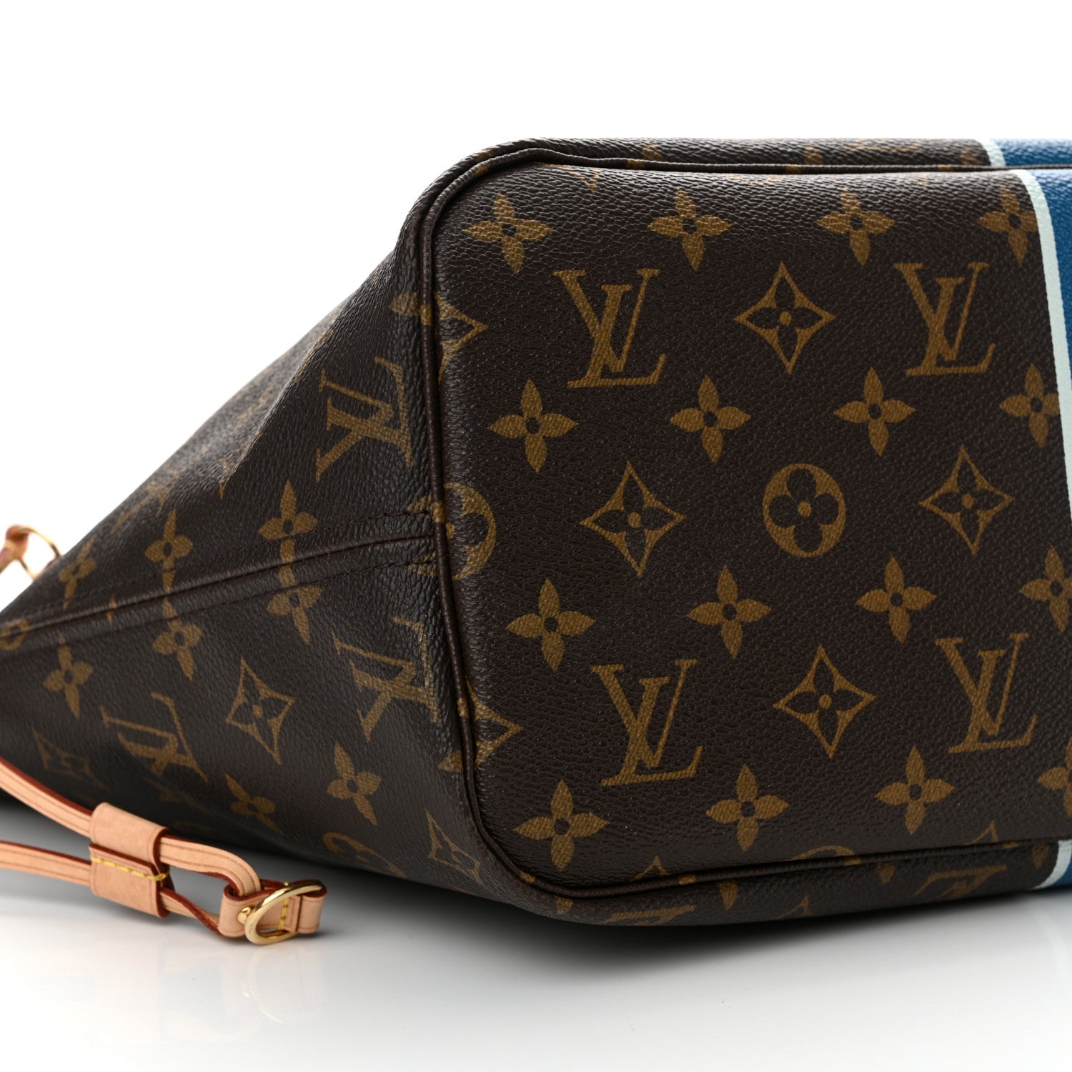 Louis Vuitton Monogram My LV Heritage Neverfull MM Blue De France White 8 of 12