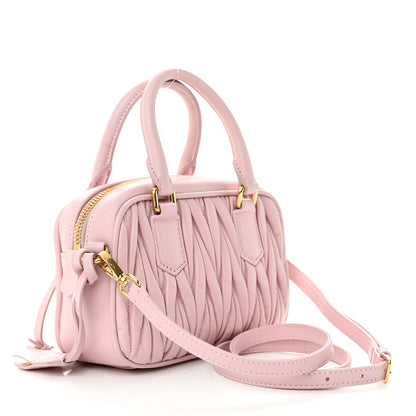 Miu Miu Nappa Matelasse Small Arcadie Alabastro 3 of 13