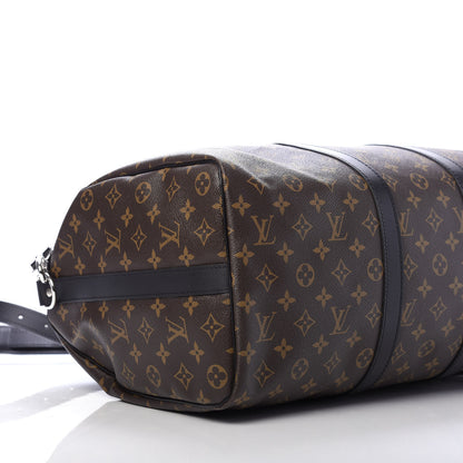 Louis Vuitton Monogram Macassar Keepall Bandouliere 45 5 of 11