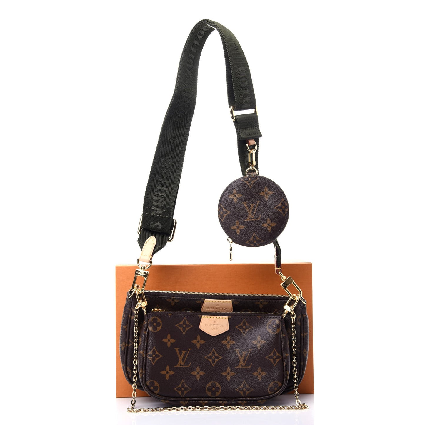 Monogram Multi Pochette Accessories Kaki