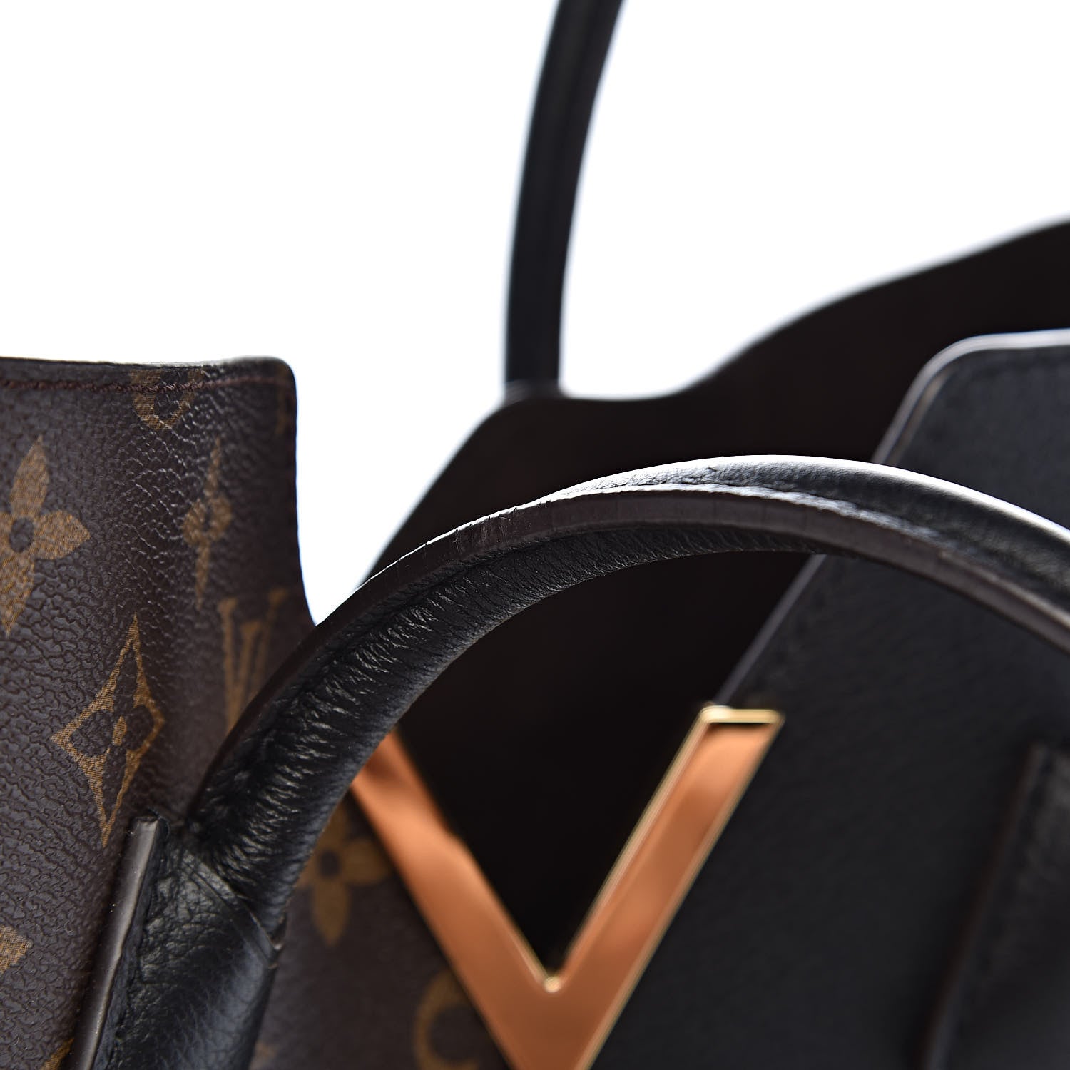 Louis Vuitton Calfskin Monogram Kimono Tote Black 9 of 13