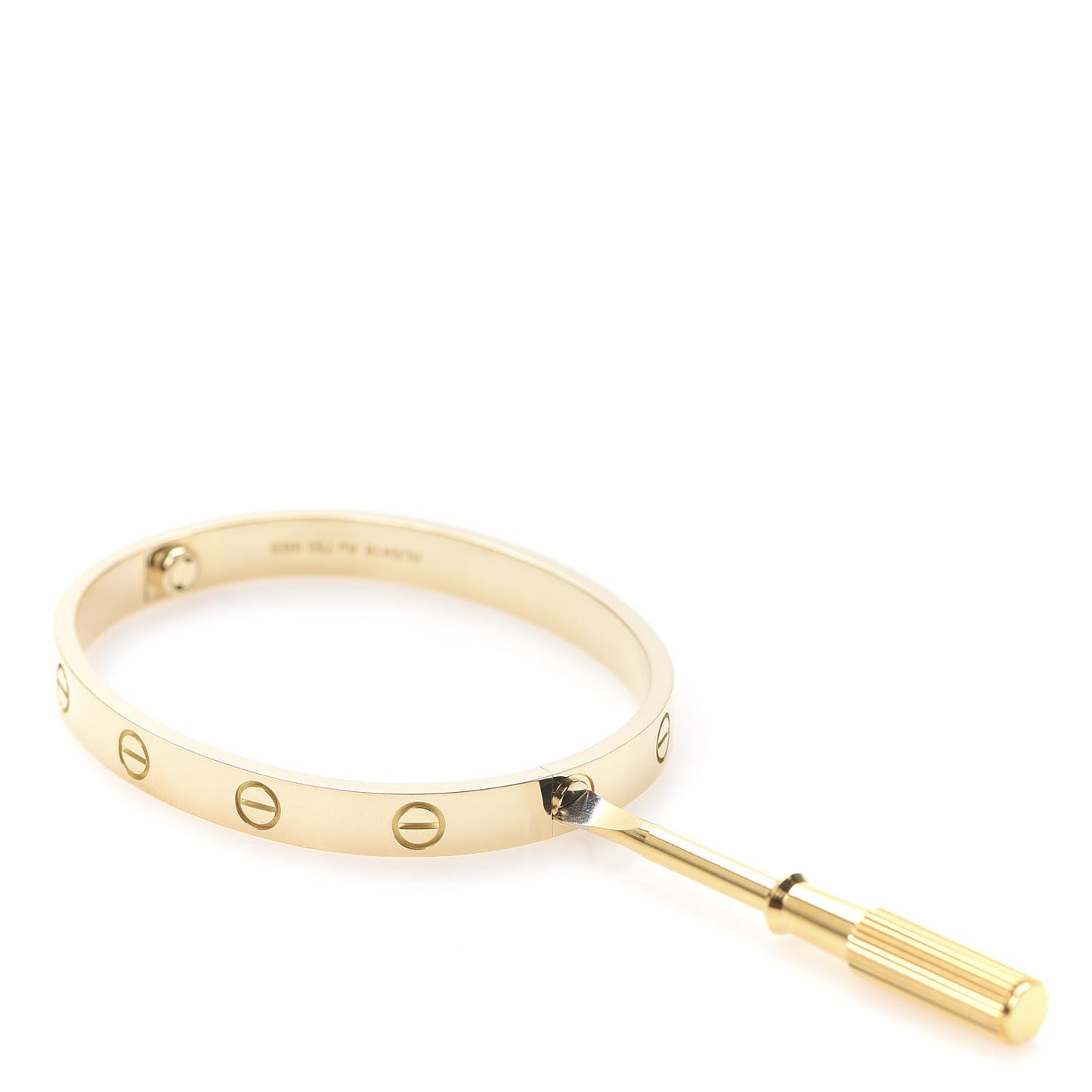 18K Yellow Gold LOVE Bracelet 16