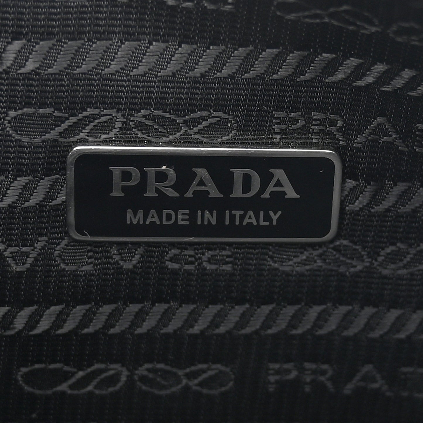 Paillettes Sequin Mini Re-Edition 2000 Bag Black White