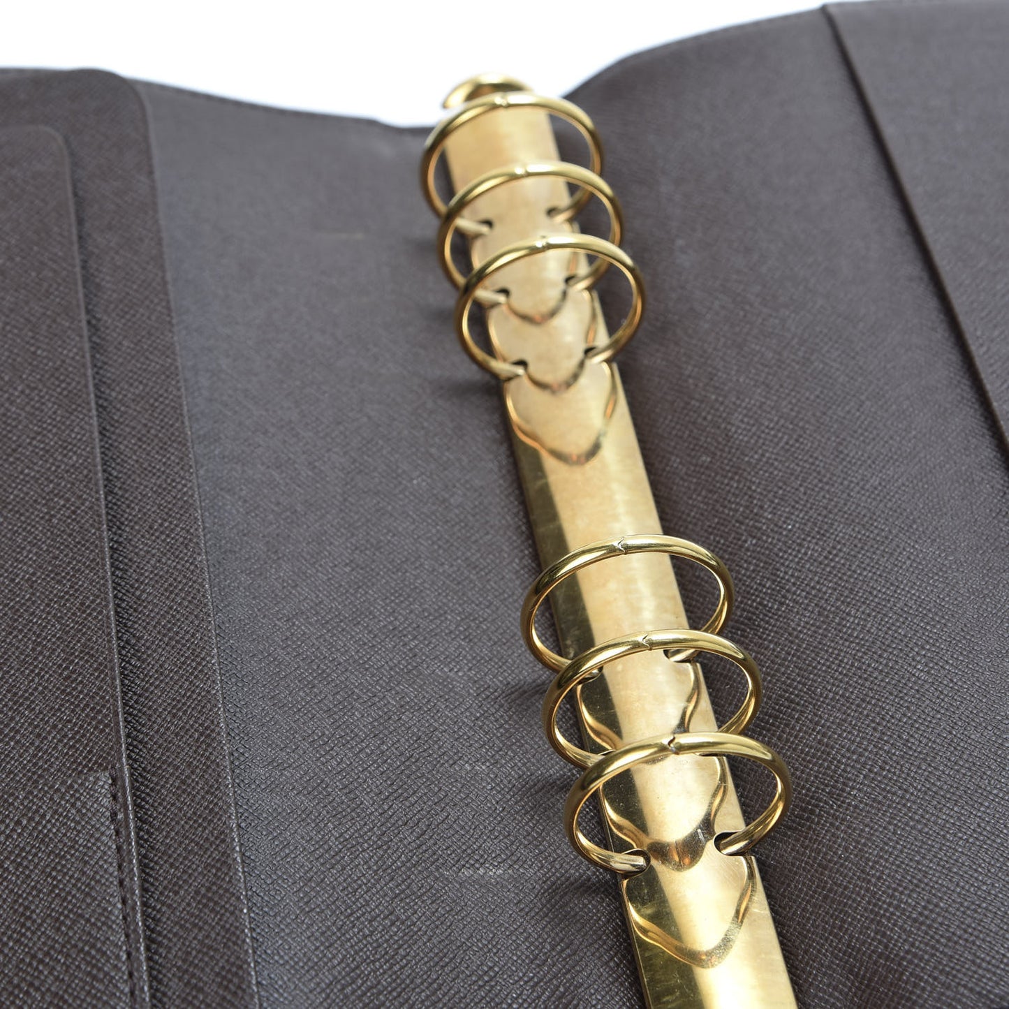 Damier Ebene Large Ring Agenda Cover