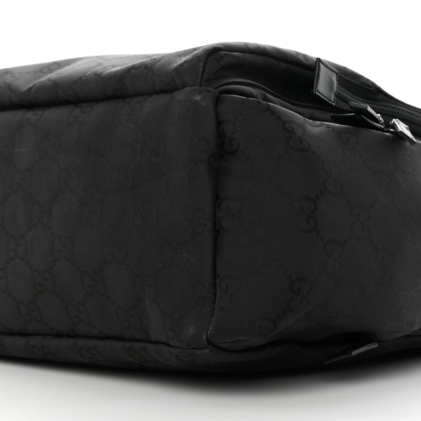 Nylon Monogram Extra Large Satchel Black