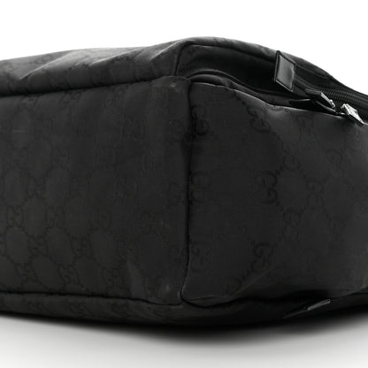 Gucci Nylon Monogram Extra Large Satchel Black 10 of 12