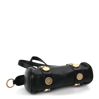 Chanel Lambskin Studded CC Barrel Bag Black 3 of 7