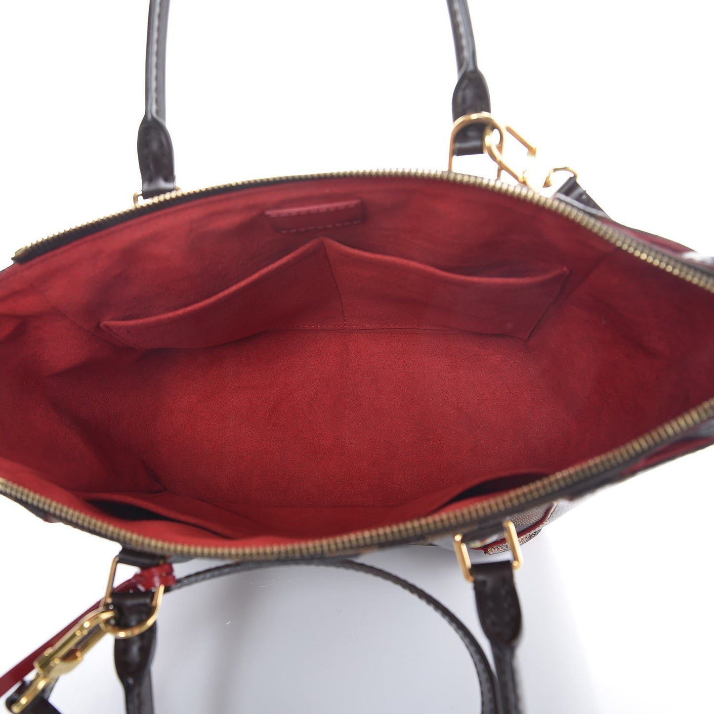 Damier Ebene Caissa Tote PM Cherry