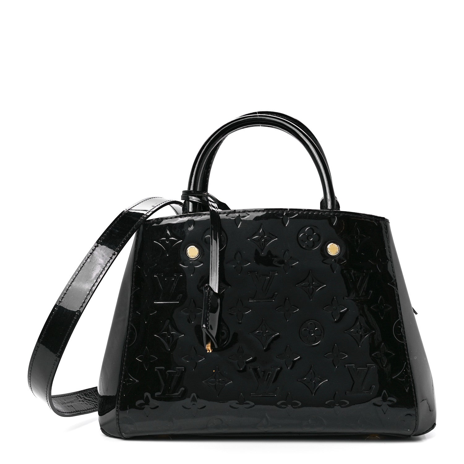 Louis Vuitton Vernis Montaigne BB Black 1 of 11