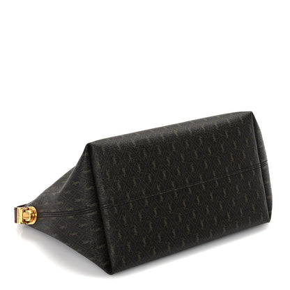 Saint Laurent Canvas Smooth Calfskin Le Monogramme Crossbody Bag Chestnut 3 of 8