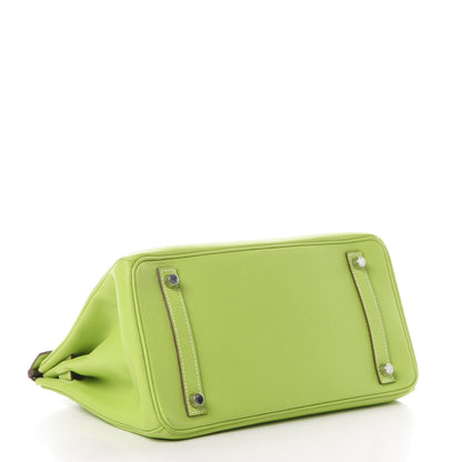 Hermes Epsom Candy Birkin 30 Kiwi Lichen 5 of 38